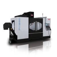 stock photo of new Toyoda vertical computerized machining center purchased and placed inside large CNC shop near Cleveland Lange Grinding and Machining