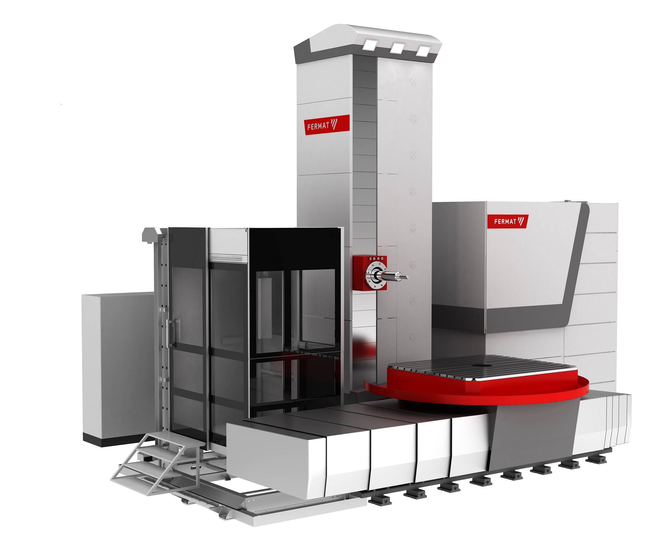 stock photo of Fermat horizontal boring mill used inside Lange Grinding and Machining near Cleveland, Ohio